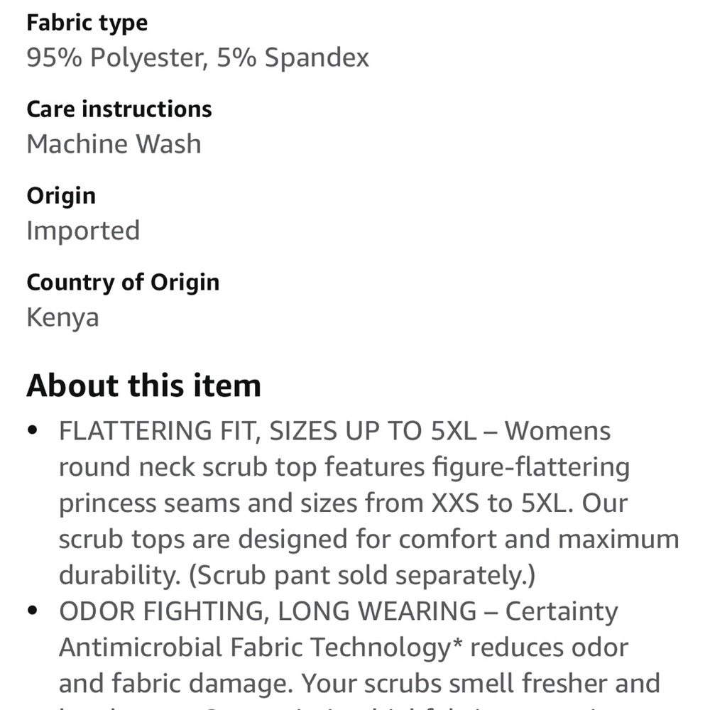 (2) Cherokee Infinity Scrub Tops Small - Picture 7 of 12